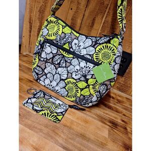 Vera Bradley Carryall Crossbody CITRON Handbag Purse NWT W/ ID‎ Case